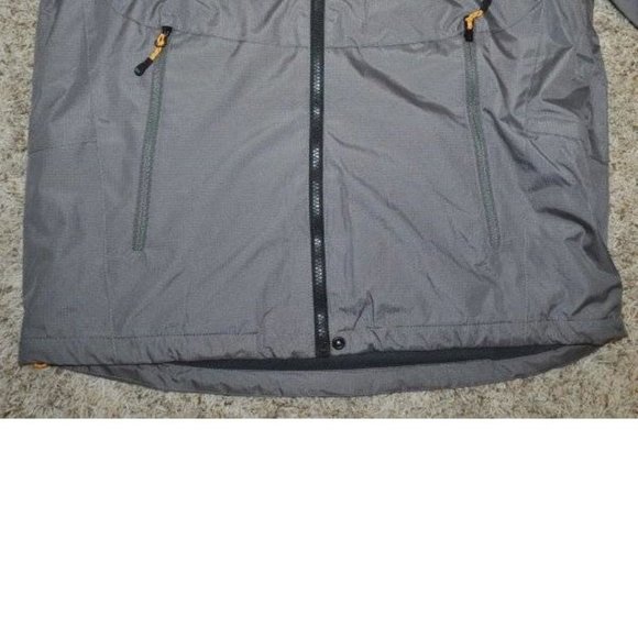 Mens Winter Jacket Hemisphere Gray M Wind Water Resistant Down Alt Fill Hooded - Picture 4 of 8